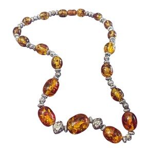 ANCIENT TREE SAP BALTIC AMBER FROM KALININGRAD (Königsberg) 28” long necklace